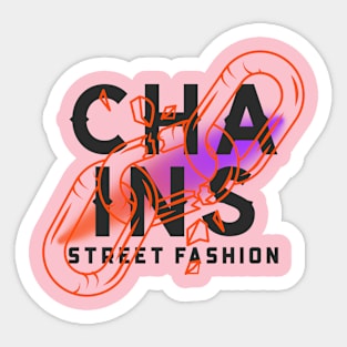 Chains street Fashion Sticker